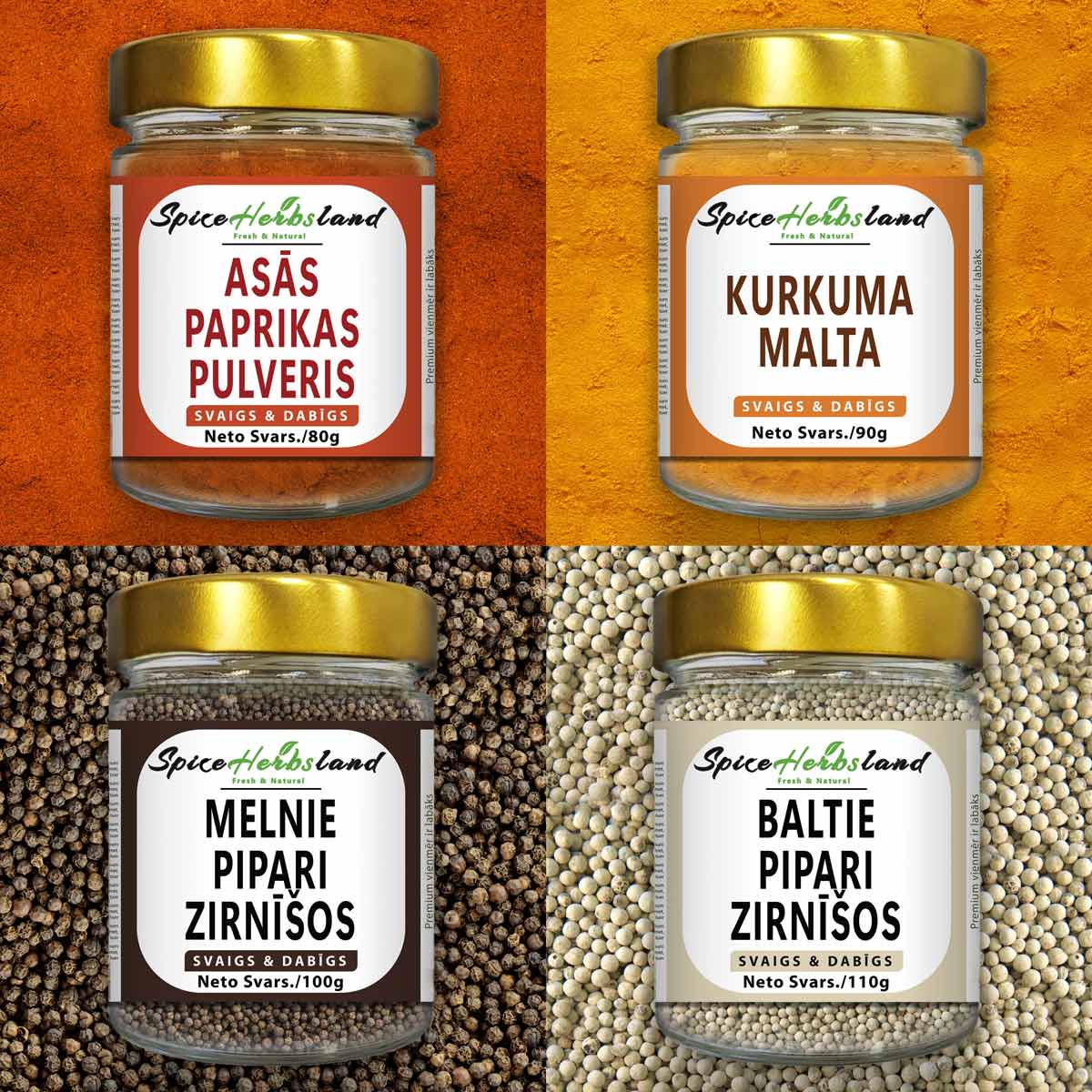 Ševpavāru kolekcija - 4 gab. iepakojums