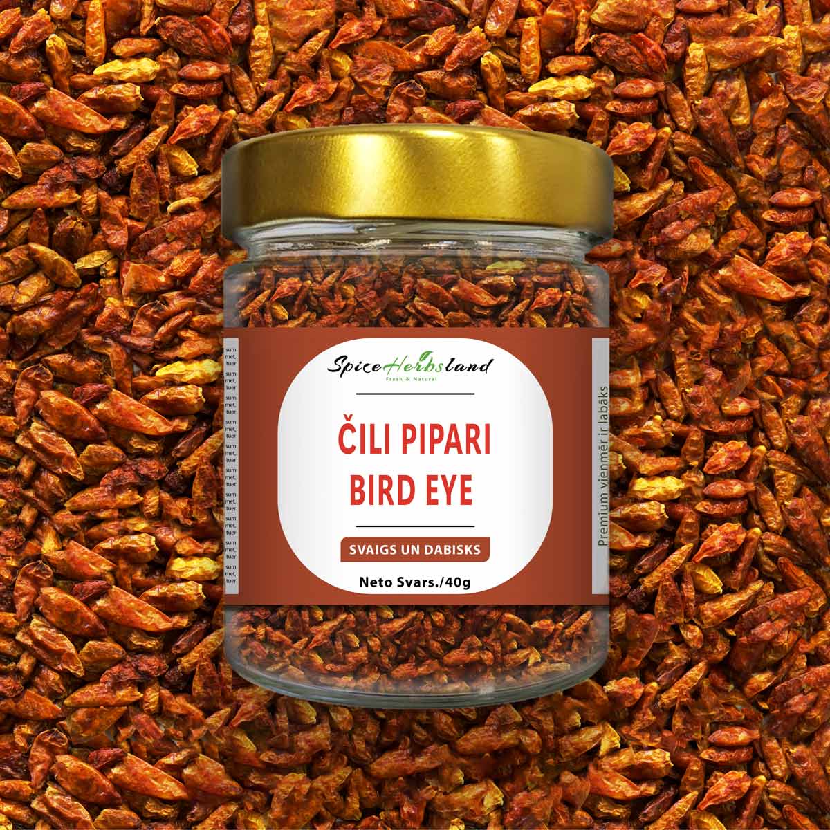 Čili pipari "Bird eye"