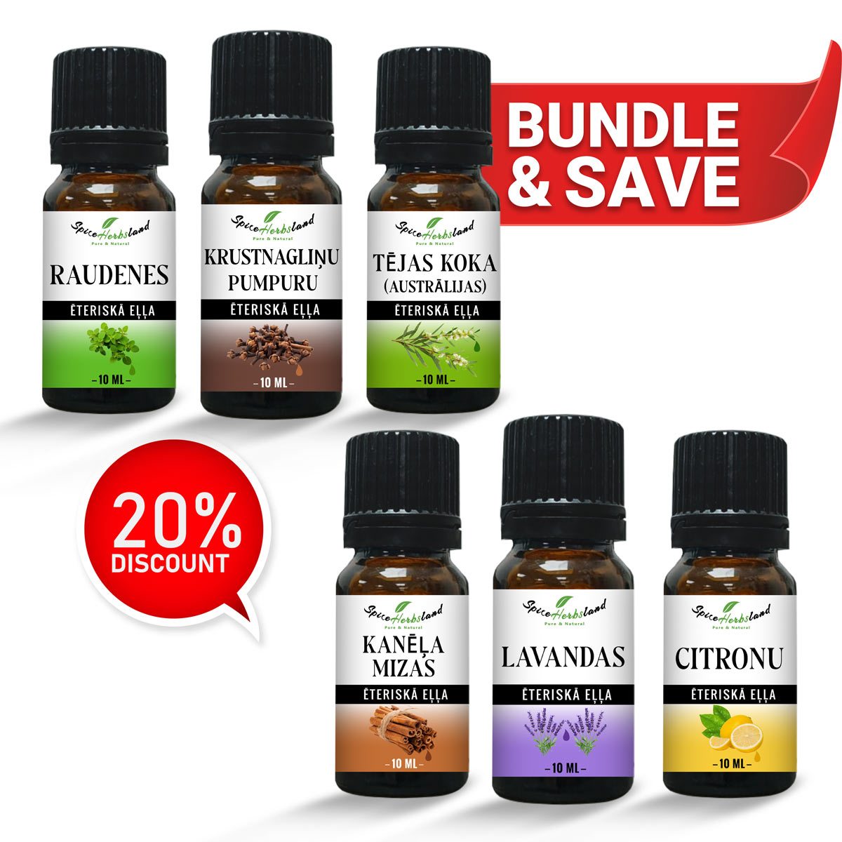 Dabiskā dziedināšana - 6 gabaliņu iepakojums