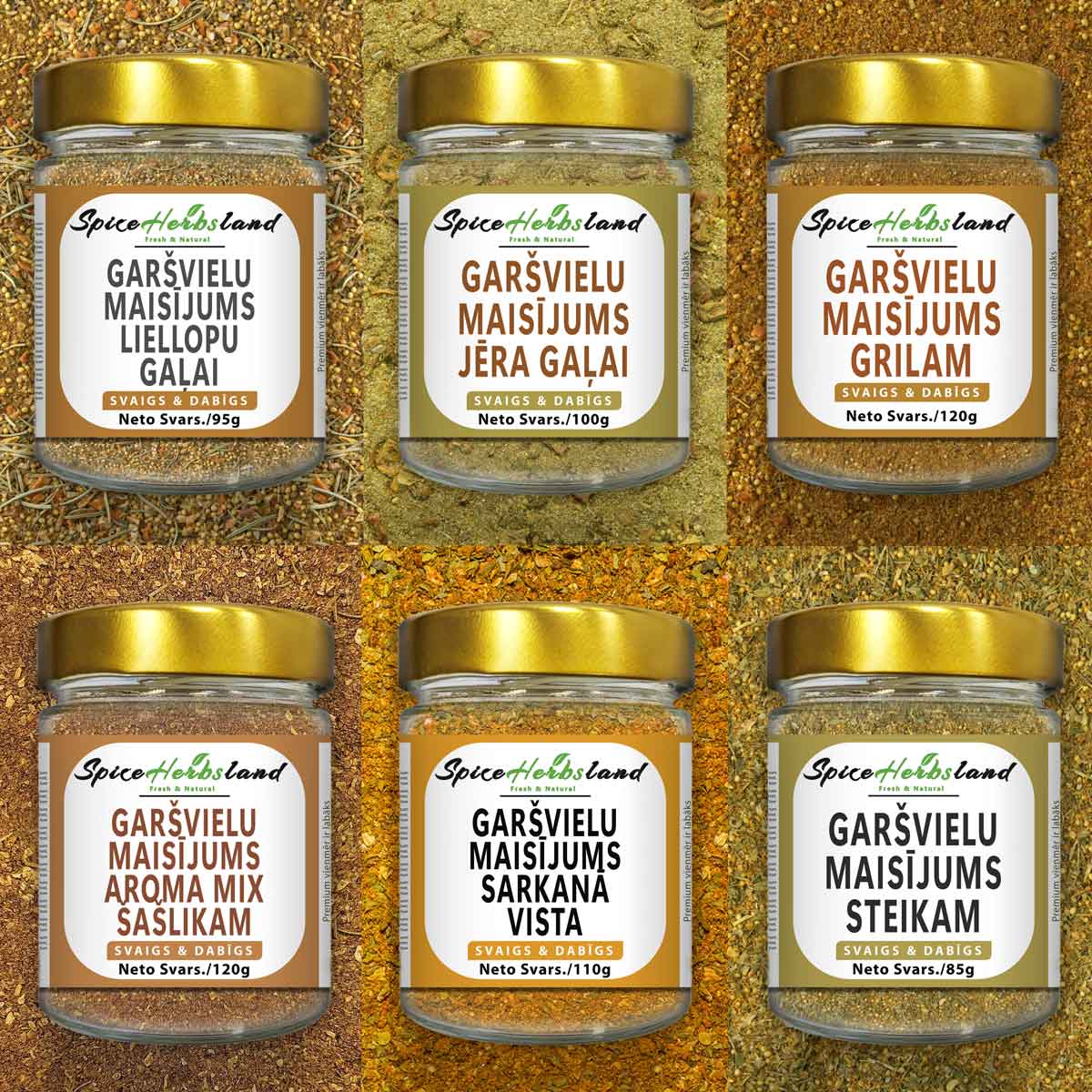 Gaļas kolekcija - 6 gabalu iepakojums