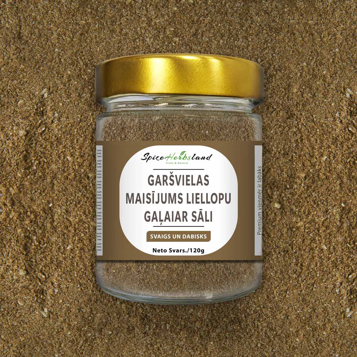 Garšvielas maisījums Liellopu gaļai ar sāli