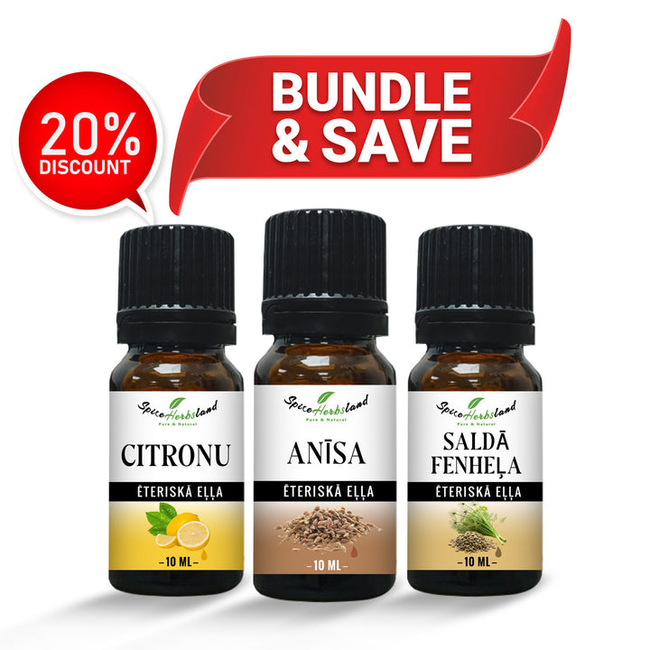 Gremošanas veicināšanai – komplekts no 3