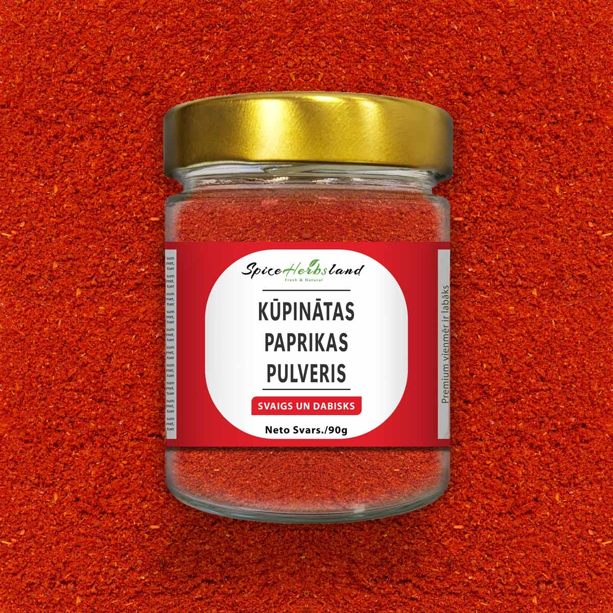 Kūpinātas Paprikas Pulveris