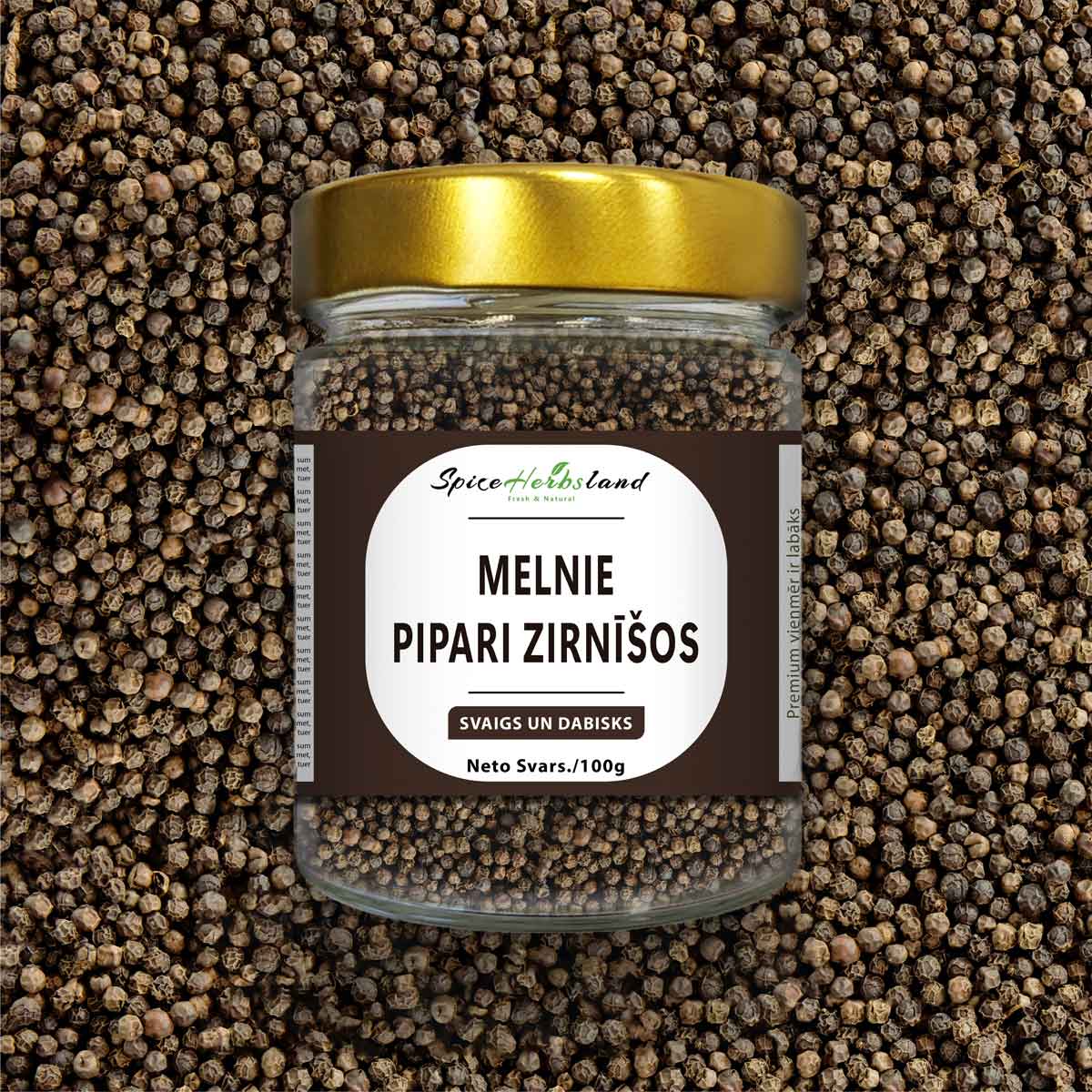 Melnie Pipari Zirnīšos