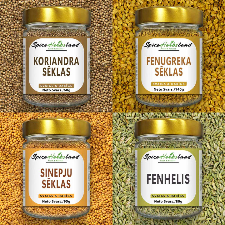 Sēklu kolekcija - 4 sēklu iepakojums