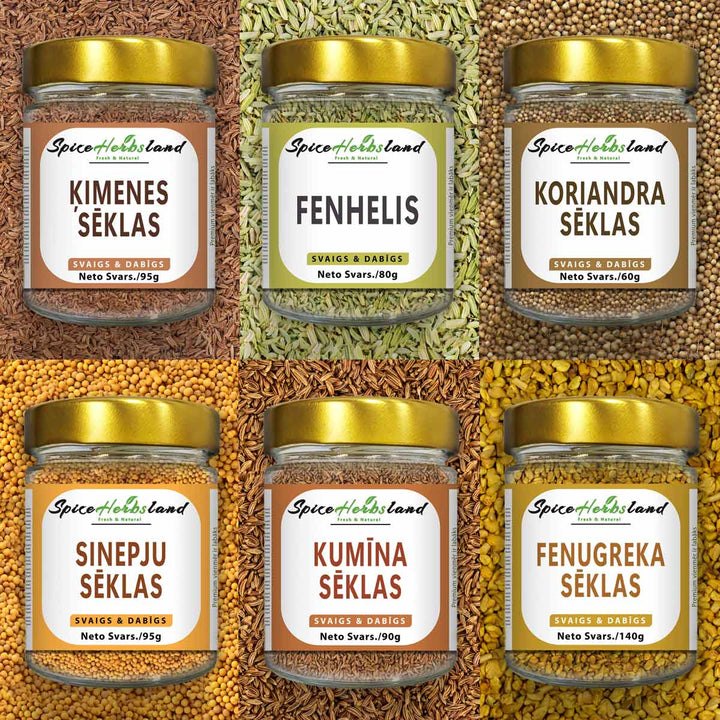 Sēklu kolekcija - 6 sēklu iepakojums