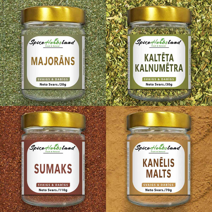 Tuvo Austrumu garšvielu kolekcija - 4 gabaliņu iepakojums