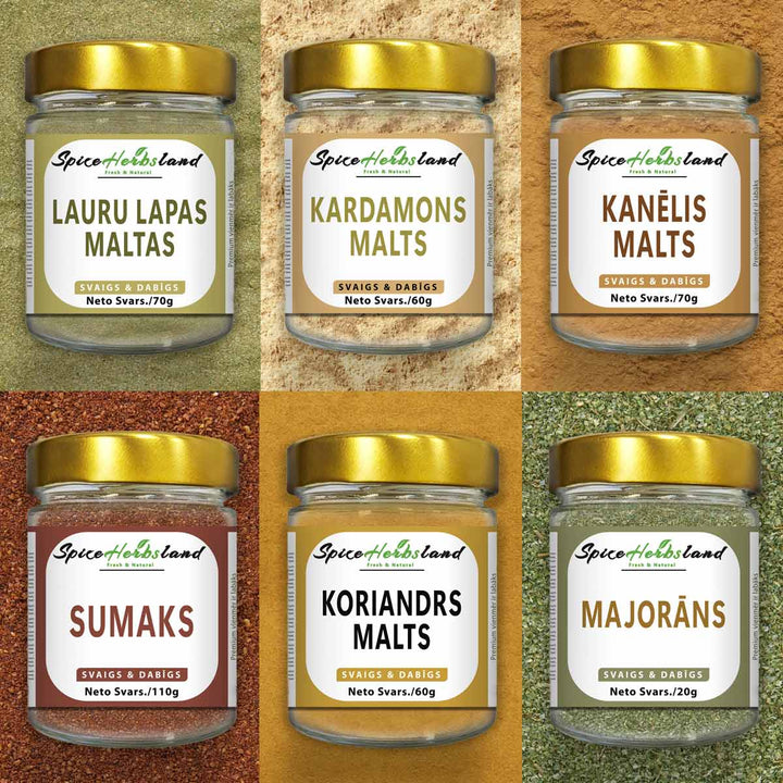 Tuvo Austrumu garšvielu kolekcija - 6 gabaliņu iepakojums