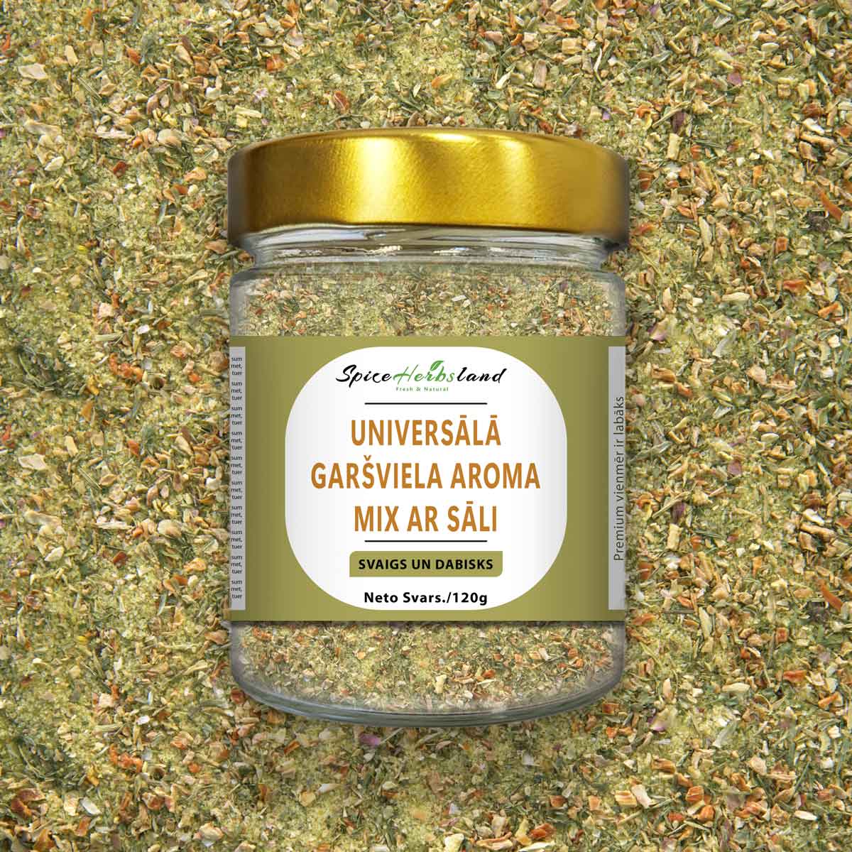Universālā Garšviela Aroma Mix ar Sāli