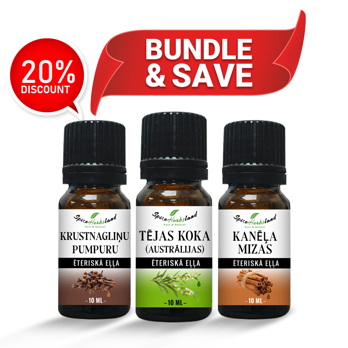 Zemējuma enerģija - 3 gabaliņu iepakojums