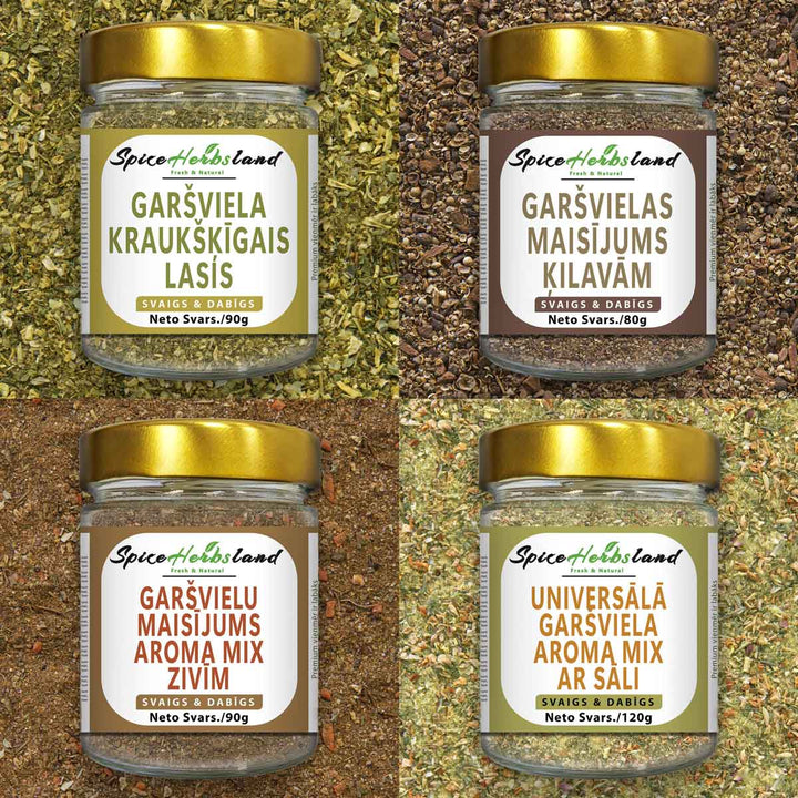 Zivju kolekcija - 4 gabaliņu iepakojums